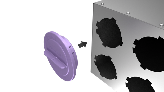 Provent KV 160/75×8 коллектор металлический на 8 выходов