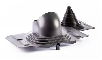 Проходной элемент для кровли Universal, серый графит RAL 7024, серия Static