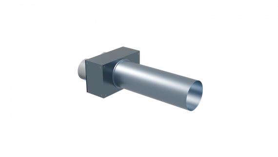 Flexag PWP-125/90x2 пленум вентиляционный прямой, D125, на 2 выxода, L=300 мм