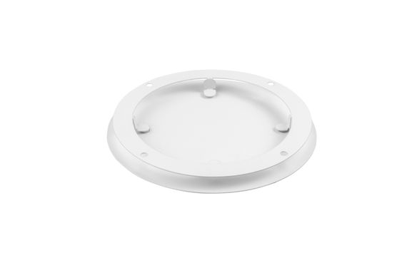 Решетка стальная на магнитах круглая РДК-100 белая