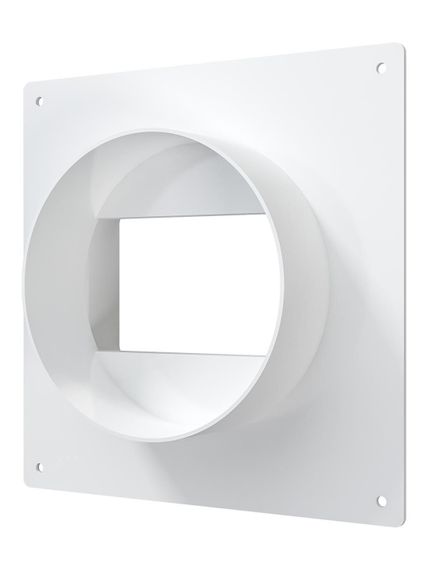 Площадка торцевая SKNP фланец D100 переходник 110х55 пластик ERA