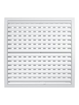 Решетка вентиляционная РРП разъемная регулируемая 350х350 пластик ERA