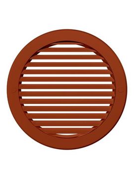 Решетка вентиляционная РКН фланец D160 D196 ASA Terracotta ERA