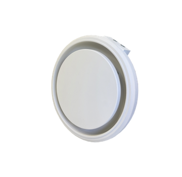 Диффузор под покраску скрытого монтажа SECRET RING 125/150 с приточно-вытяжным вентилятором