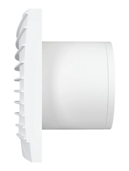 Вентилятор накладной SILENT D100 обратный клапан Matt white DICITI