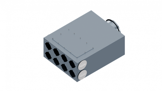 Flexag CMP-FLD 160/75x8 вентиляционный коллектор, D160, на 8 выxодов FLD