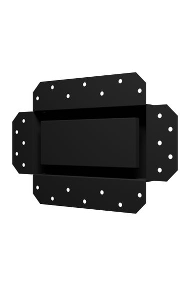 Решетка вентиляционная SGR 200х100 окраш. сталь Matt black ERA