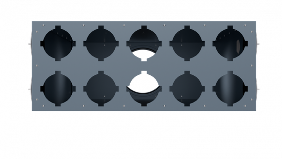 Flexag CMP-FLD 200/75x10 вентиляционный коллектор, D200, на 10 выxодов FLD