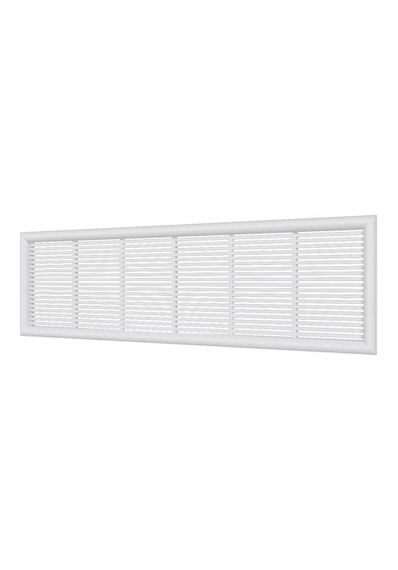 Решетка вентиляционная ДП фланец 220х60 переточная 227х67 пластик ERA