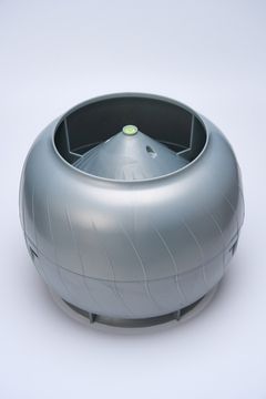 Дефлектор статический (колпак), Ø 160 мм серебристый RAL 9022, серия Static