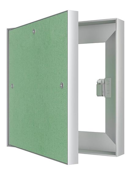 Люк ревизионный ЛПК 200х200 скрыт.монтаж алюминий EVECS