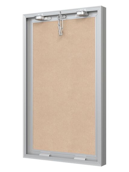 Люк ревизионный D Ceramo Base 300х500 скрытый монтаж съемный алюминий EVECS