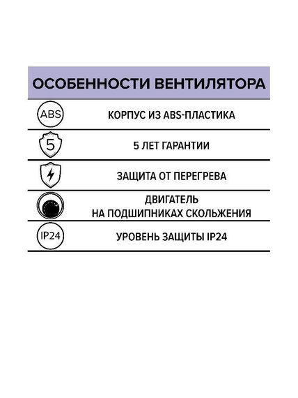 Вентилятор накладной COMFORT D125 ERA