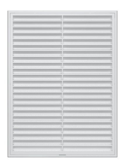 Решетка вентиляционная RZN сетка разъемная 300х400 пластик ERA