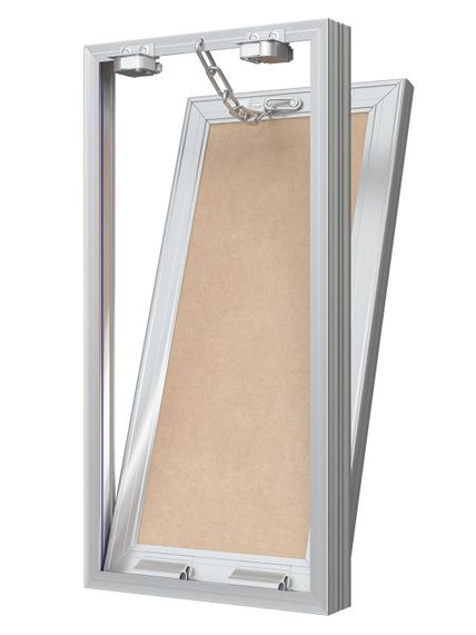 Люк ревизионный D Ceramo Base 200х400 скрытый монтаж съемный алюминий EVECS