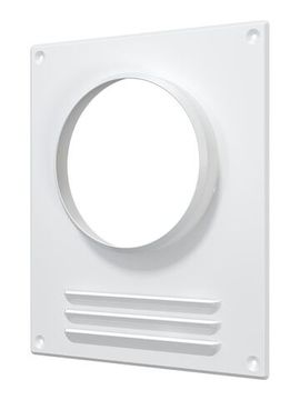 Площадка торцевая ПТМР фланец D125 решетка 196х236 окрашенная сталь ERA