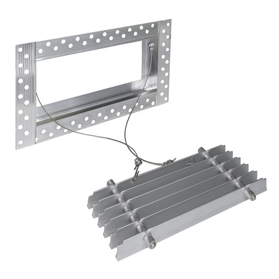 Дизайнерская съемная решетка для скрытого монтажа Brofer FUTURE-10AN 300x100