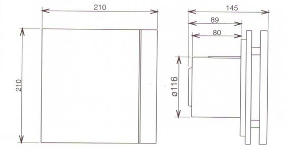 Вентилятор Soler & Palau Silent Design 200 CRZ 4C Gold (таймер)