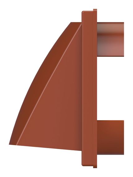 Выход стенной КФВ фланец D125 обр.клапан 150х150 ASA Terracotta ERA