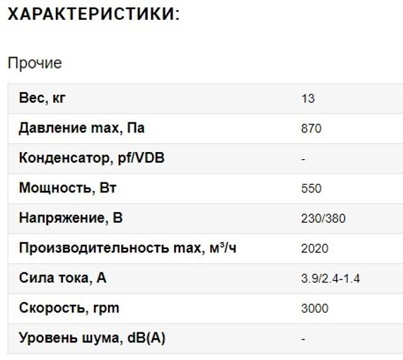 Вентилятор радиальный ВанВент ВРВ-18М Жаростойкая Ø200