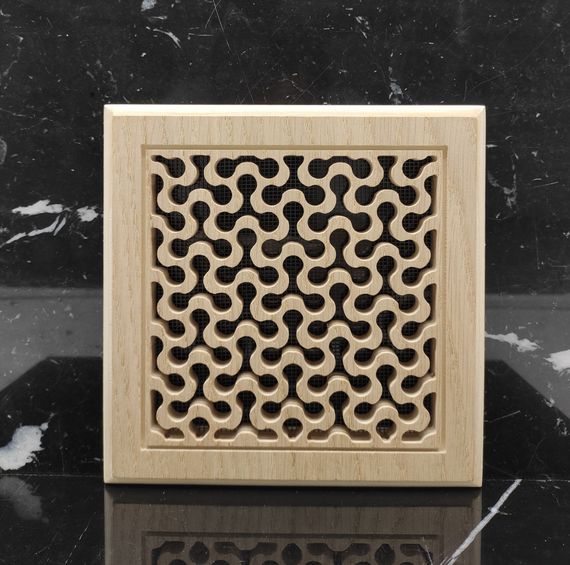 Решетка декоративная деревянная на магнитах Пересвет К-19 150х150мм