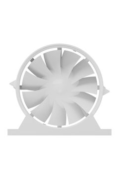 Вентилятор канальный PRO D125 осевой DICITI