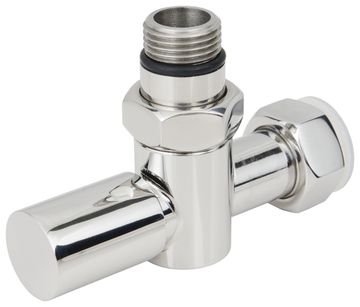 Вентиль запорный Стилье круглый (G 1/2" НР х G 3/4" НГ)