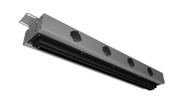 Provent VPND 1000х25/90×4 щелевой диффузор для натяжного потолка с КСД на 4 выхода