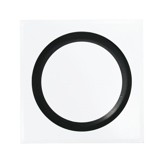 Диффузор приточно-вытяжной на магнитах регулируемый НД-125 декоративный металлический белый