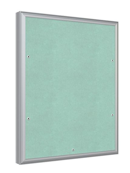 Люк ревизионный D Ceramo Base 400х500 скрытый монтаж съемный алюминий EVECS