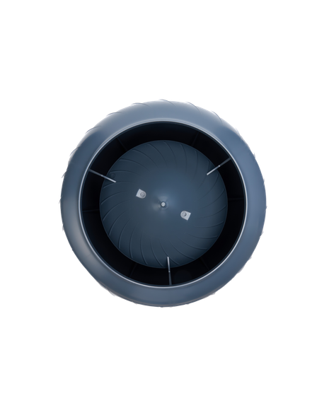 Дефлектор статический (колпак), Ø 160 мм черный RAL 9005, серия Static