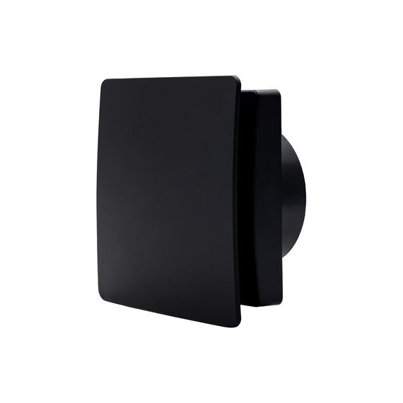 Вентилятор накладной Seicoi Floxy Design 100 Matt black (SMAZ04-01 matt black) с укороченной панелью