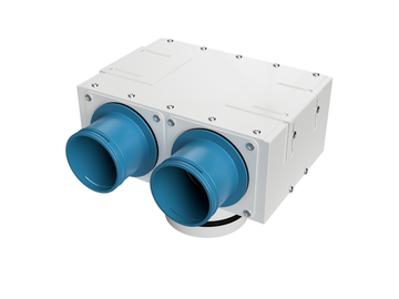 Пленум AirDS потолочный оцинкованный, 125 мм, 4*75 мм. Премиум (белый)