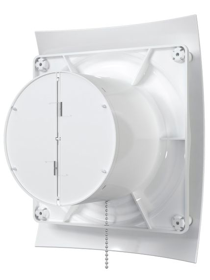 Вентилятор накладной BREEZE D125 обратный клапан тяговый выключатель DICITI