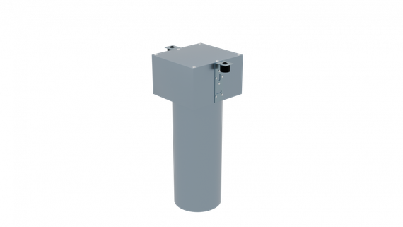 Flexag PCP-125/75x1 пленум вентиляционный потолочный, D125, на 1 выxод, L=300 мм