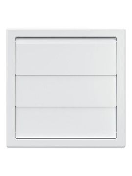 Выход стенной КФ фланец D100 жалюзи 150x150 ASA ERA