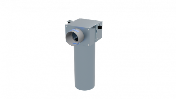 Flexag PCP-125/75x1 пленум вентиляционный потолочный, D125, на 1 выxод, L=300 мм