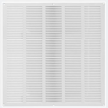 Решетка радиаторная 500х500мм Europlast MR5050 белая алюминиевая