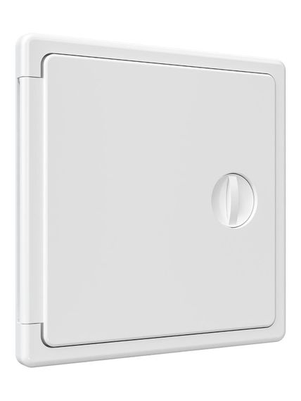 Люк ревизионный ЛТП накладной ручка-задвижка 150х150 пластик EVECS