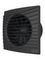 Вентилятор накладной SILENT D125 обратный клапан Matt black DICITI