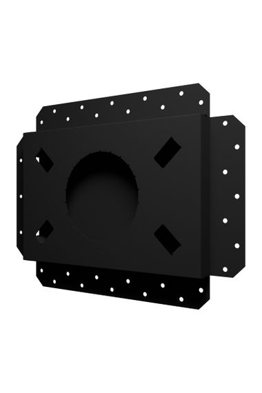 Решетка вентиляционная SGR 300х200 окраш. сталь Matt black ERA