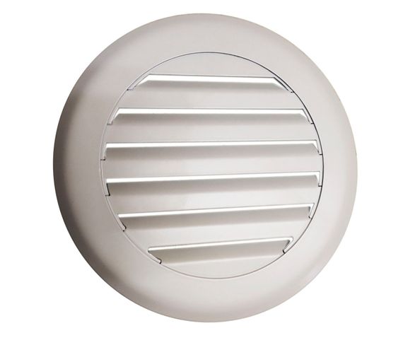 Решетка стальная на магнитах КП-100 жалюзи, белая