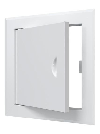 Люк ревизионный ЛТМ фланец 200х200 ручка магнит 260х260 окраш.сталь EVECS