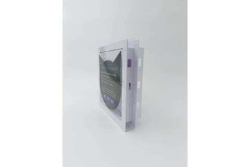 Котоход-лаз для кошки 20х20 см (проем 40мм) белый