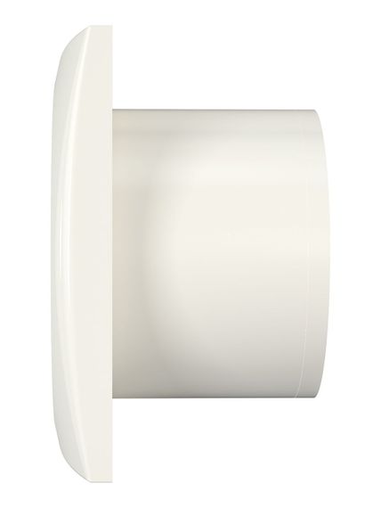 Вентилятор накладной AURA D125 обратный клапан Ivory DICITI