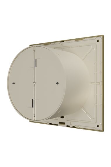 Вентилятор накладной SLIM D125 обратный клапан Champagne DICITI