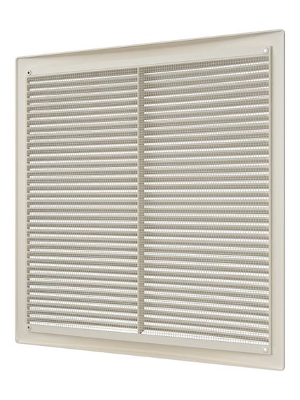 Решетка вентиляционная РЦ сетка 340х340 пластик Ivory ERA