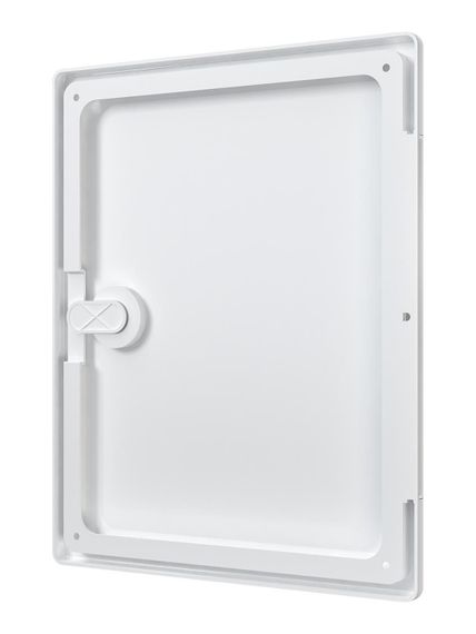 Люк ревизионный ЛТП накладной ручка-задвижка 200х250 пластик EVECS