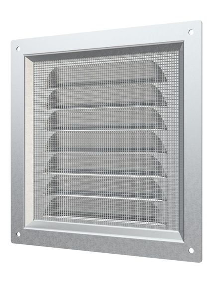 Решетка вентиляционная МЦ сетка 150х150 оцинкованная сталь ERA