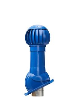 Готовый комплект, изолированный для кровли с профилем Монтеррей (Monterrey) и его аналогами d 125/160 мм, цвет синий RAL 5005, серия Twister